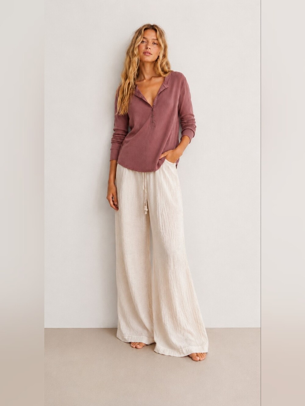 Buckle White Crow Serena Henley - Small